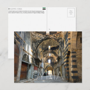 Aleppo, Syrië Reisbriefkaart Briefkaart