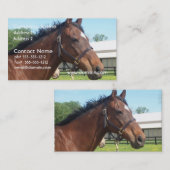 Alert Arabian Horse Visitekaartje (Voorkant / Achterkant)