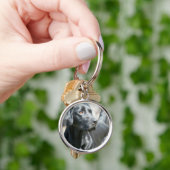 Alert Black Lab Sleutelhanger (Hand)