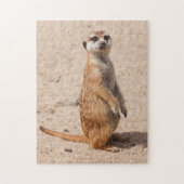 Alert Meerkat Standing Jigzaag Puzzle Legpuzzel (Verticaal)