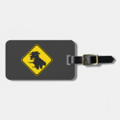 Alert: Piano Player Ahead. Bagagelabel (Voorkant horizontaal)