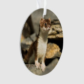 Alert Weasel Ornament (voorkant)