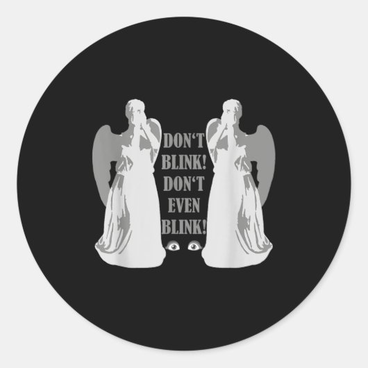 Alert - Weeng Angels - Don't Even Blink 2 - Sci Fi Ronde Sticker (Voorkant)