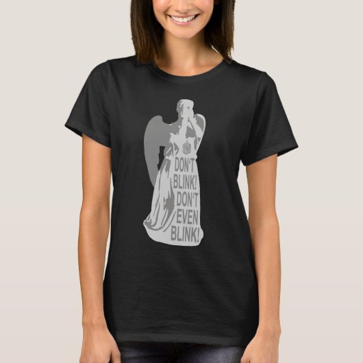 Alert - Zwende engel - Blink niet 3 T-shirt (Voorkant)