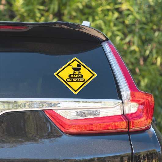 Alerte - Bébé à bord Sticker de sécurité (Côté voiture)