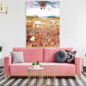 Alesia Bebelegerd door Julius Caesar Canvas Afdruk (Insitu (Woonkamer))