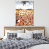 Alesia Bebelegerd door Julius Caesar Canvas Afdruk (Insitu (Slaapkamer))