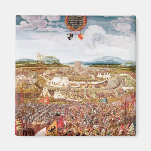 Alesia Bebelegerd door Julius Caesar Magneet (Voorkant)