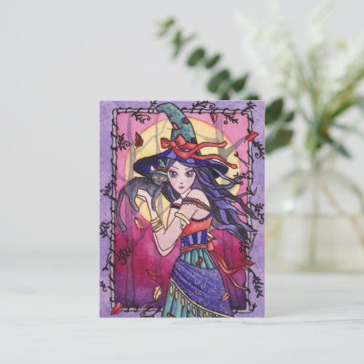 Alessa - Carte postale de sorcière gitane (Debout devant)