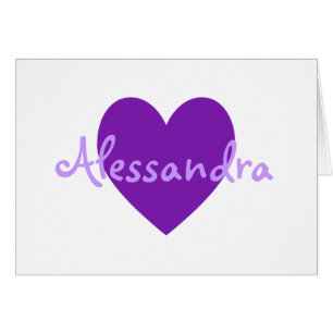 Alessandra in Paars