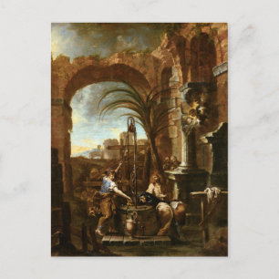 Alessandro Magnasco Christus en de Samaritaanse vr Briefkaart