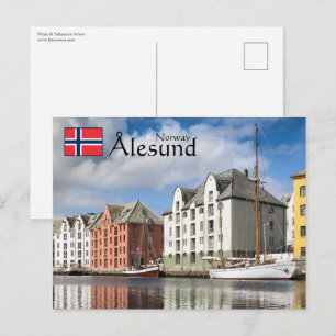 Alesund Noorwegen Souvenir Briefkaart