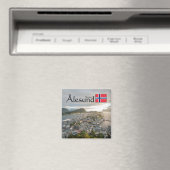 Alesund Norway Souvenir Magneet (Insitu (Vaatwasser))