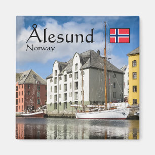 Alesund Norway Souvenir Magneet