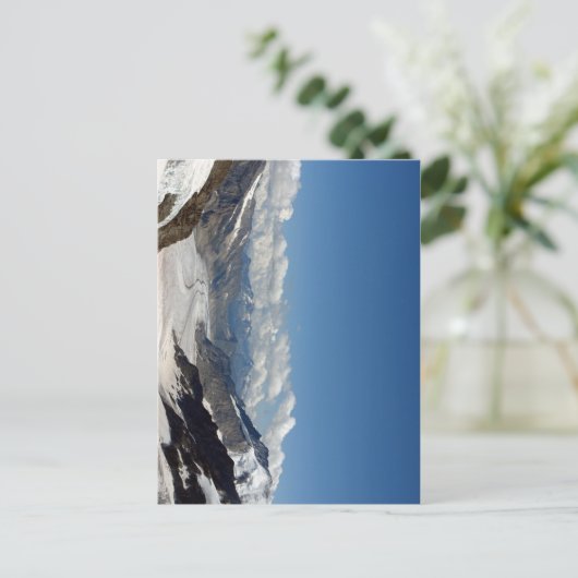 Aletsch Glacier in Jungfrau in Zwitserland Briefkaart (Staand voorkant)