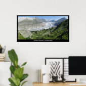 Aletsch Glacier, Zwitserland Poster (Thuiskantoor)