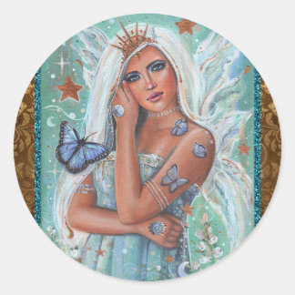 Aletta godin fee door Renee Lavoie  Ronde Sticker