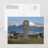 Aleut Relocation Memorial Statue, Unalaska Island Briefkaart (Voorkant / Achterkant)
