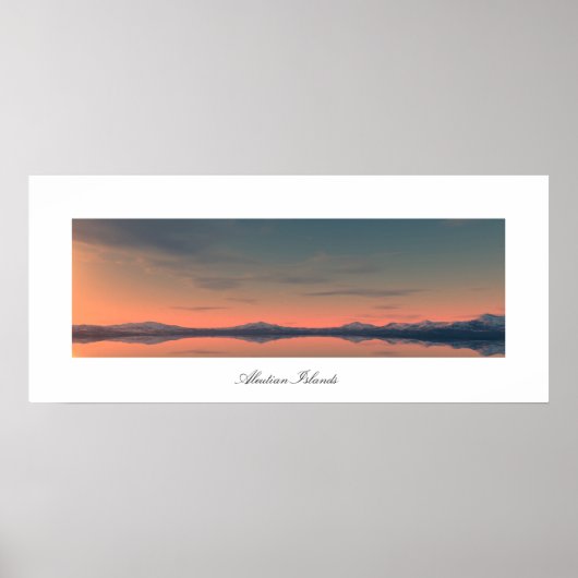 Aleutian Islands Poster (Voorkant)