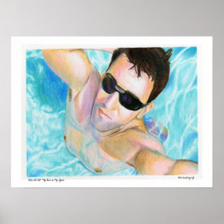 "Alex All Natt" Mijn gezicht op mijn rug... Poster