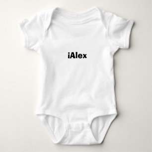 Alex Baby Toddler Shirt Nerd Computer Name
