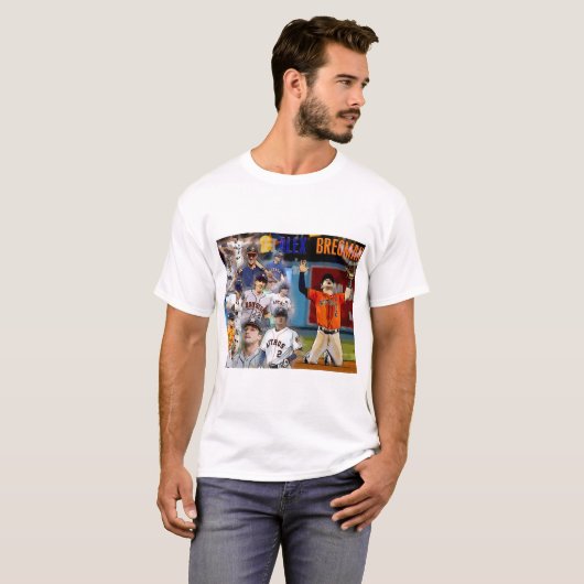 Alex Bregman cartoon blend T-shirt (Voorkant volledig)