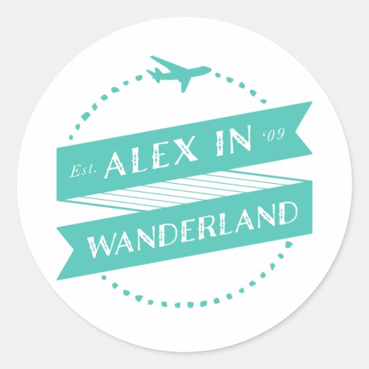 Alex en Wanderland Stickers (Devant)