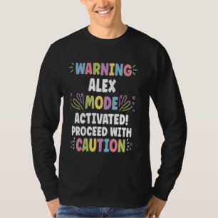 ALEX Gepersonaliseerde Naam Grappig Schattige Aang T-shirt
