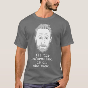 Alex Horne TaskMaster Alle informatie staat op de T-shirt