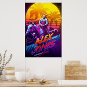 ALEX JONES GLIDING VIA DE 80S POSTER (Keuken)
