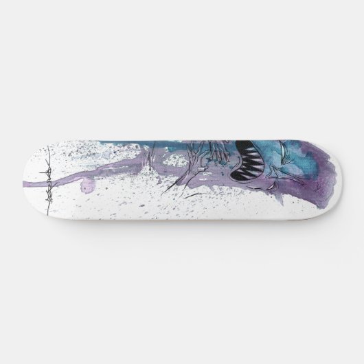 Alex Pardee "Heartburn" Skateboard (Horizontaal)