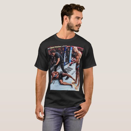 Alex Pereira – UFC Lichtgewicht Kampioen T-shirt (Voorkant volledig)