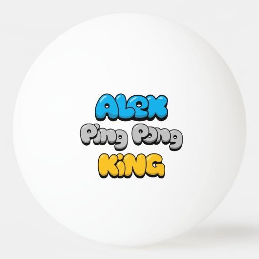 Alex Ping Pong King Pingpongballen (Voorkant)