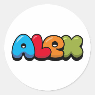 Alex Ronde Sticker