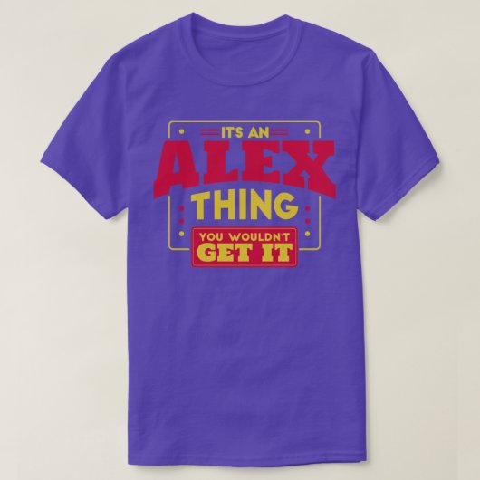 Alex T-shirt (Design voorkant)