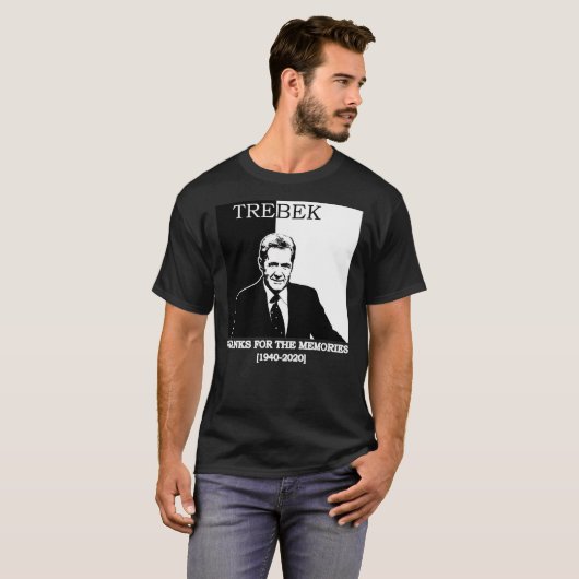 Alex Trebek Classic T-Shirt (Voorkant volledig)