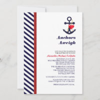 Alex' uitnodiging met Anchor Back