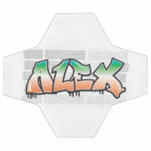 ALEX Votre nom Graffiti Brick Wall Paint Splatter (Plat)