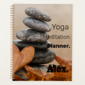 Alex. Yoga Meditation personaliseren Planner (Voorkant)