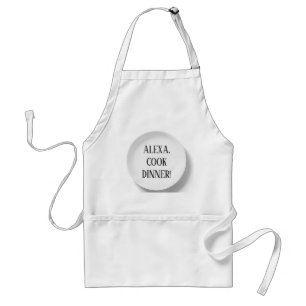 Alexa bevel voor het kookdiner standaard schort