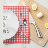 Alexa Command humor voor afwas Theedoek (Quarter Fold)