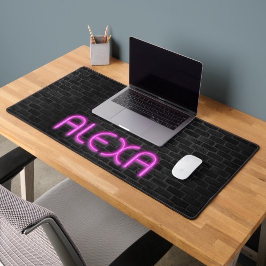 ALEXA En PINK Lumières Néon En Brick (Bureau 2)