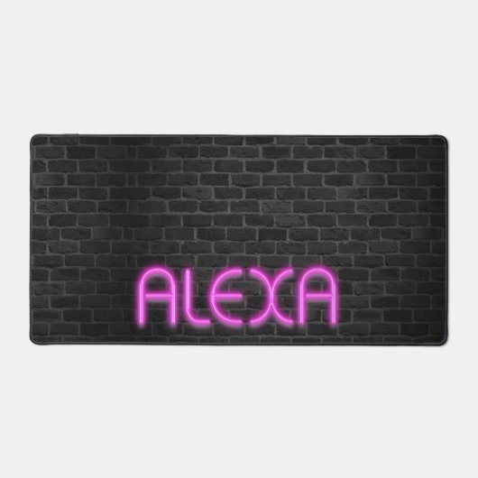 ALEXA En PINK Lumières Néon En Brick (Recto)