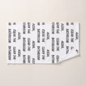 Alexa, nettoie la salle de bain (Serviette à main)