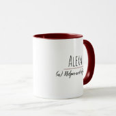 "Alexa"| Nom signifiant Mug (Devant droit)