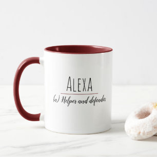 "Alexa"  Nom signifiant Mug