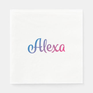 Alexa Stijlvol Cursief Servetten
