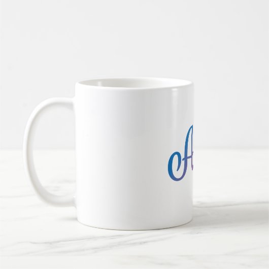 Alexa Stylish Cursive Koffiemok (Links)
