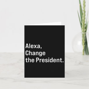 Alexa, verander het President tegen Trump Kaart
