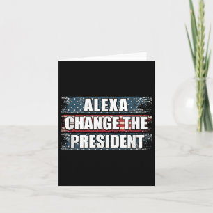 Alexa wijzigt het President Funny Trump Kaart